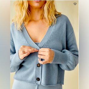 Reformation Cashmere Tank and Cardi Set